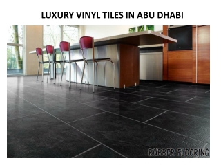 LUXURY VINYL TILES IN ABU DHABI