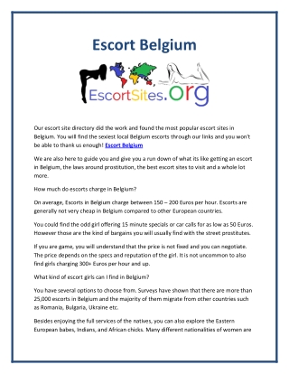 Escort Belgium