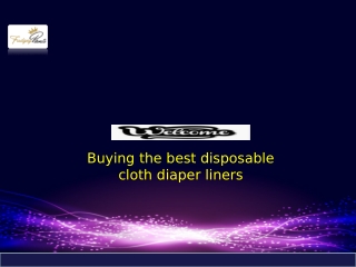 Buying the best disposable cloth diaper liners