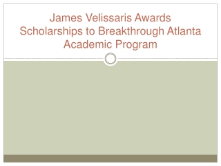 James Velissaris - Embracing the Real Talents of College Athletes