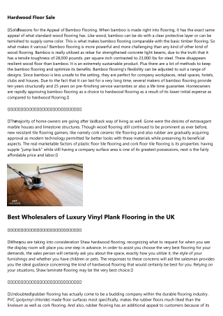 How To Find Reliable Distributors of Vinly Plank Flooring in the UK