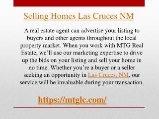 Selling Homes Las Cruces NM