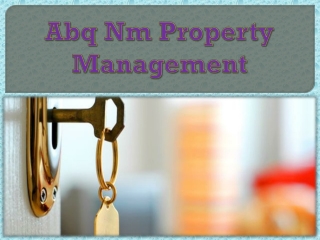 Abq Nm Property Management