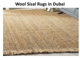 Wool Sisal Rugs in Dubai