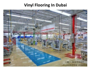 Vinyl Flooring In Dubai