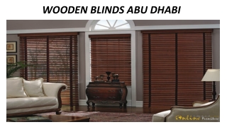WOODEN BLINDS ABU DHABI