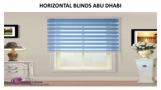 HORIZONTAL BLINDS ABU DHABI