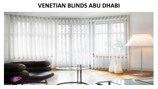 VENETIAN BLINDS ABU DHABI