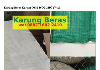 Karung Beras Kartun ౦88ᒿ.IϬ౦ᒿ.ᒿᏎI౦[WhatsApp]