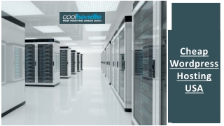 Cheap Wordpress Hosting USA