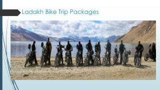 Ladakh Bike Trip Packages