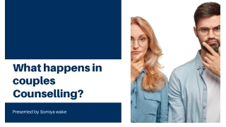 What happens in couples Counselling?