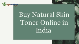 Online Natural Skin Toner for in India | TabletShablet