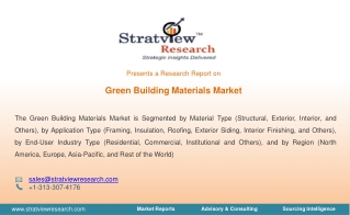 Green Building Materials Market Size, Share, Trend, Forecast, & Industry Analysi