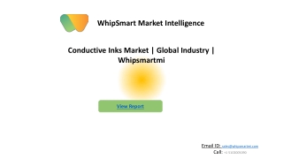 conductive inks market Key Drivers, Trends |Forecast 2027
