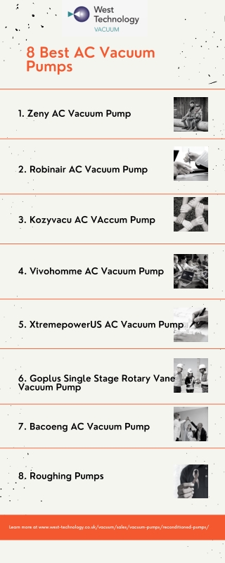 8 Best AC Vacuum Pumps