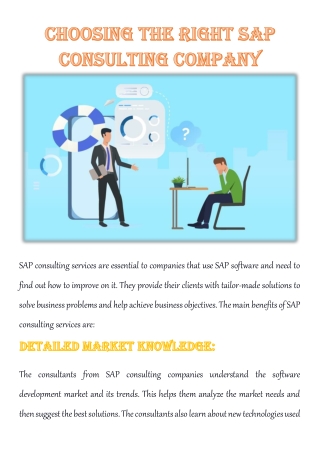 Choosing the Right SAP Consulting Company