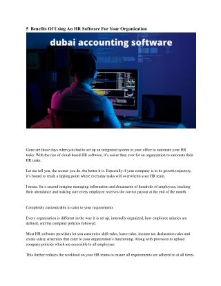 dubai accounting software