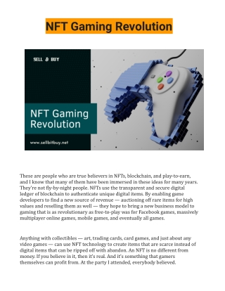 NFT Gaming Revolution