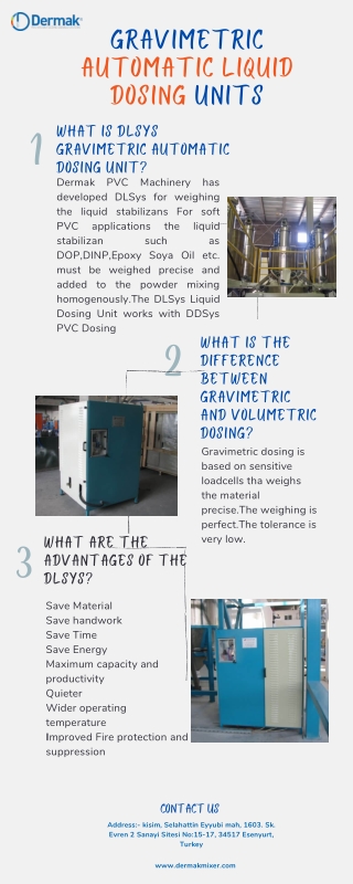 Gravimetric Automatic Liquid Dosing Units