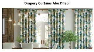 Drapery Curtains Abu Dhabi
