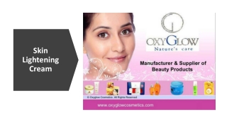 Skin Lightening Cream