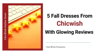 5 Fall Dresses From Chicwish With Glowing Reviews