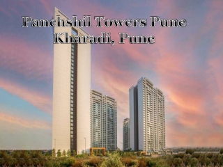 Panchshil Towers Pune: Call: 8448272360