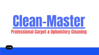Carpet Cleaning CDA - Clean-Master
