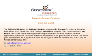 Sickle Cell Market, Dynamics, Trends, and Market Analysis