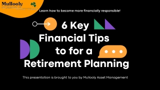 Best Tips for Retirement Planning in New Jersey | Mullooly