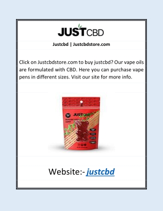 Justcbd | Justcbdstore.com