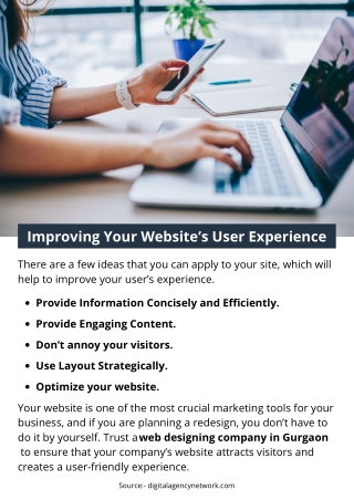 Improving Your Website’s User Experience