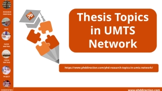 Thesis Topics in UMTS Network