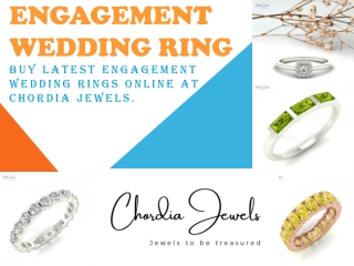 Buy Latest  Engagement Wedding Rings Online at Chordia Jewels.