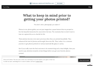 What to keep in mind prior to getting your photos printed?