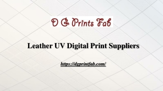 Buy Leather UV Digital Print Suppliers Online