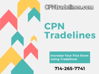 Fix Your Credit Score Right Now! with CPN Tradelines