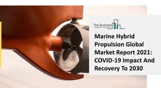 Marine Hybrid Propulsion Market Research Report By The Business Research Company