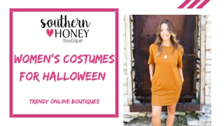 Women's Costumes For Halloween at Trendy Women's Clothing
