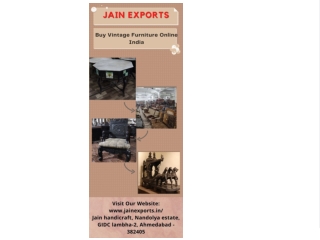 Buy Vintage Furniture Online India