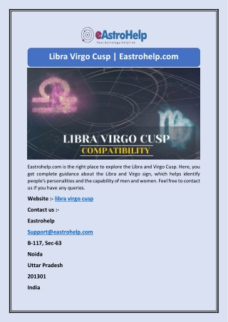 Libra Virgo Cusp | Eastrohelp.com