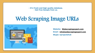 Web Scraping Image URLs