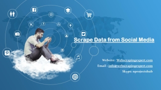 Scrape Data from Social Media