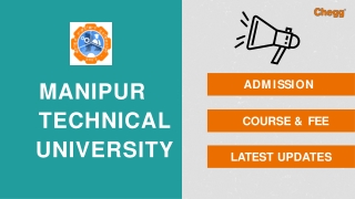 Manipur Technical University - [MTU], Imphal