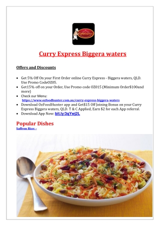 5% Off - Curry Express Biggera waters Indian takeaway, Qld