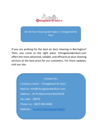 Get Air Duct Cleaning Barrington  Chicagoland Air Duct-converted