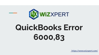 QuickBooks Error 6000,83