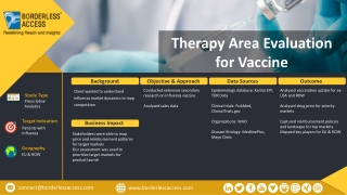 Therapy Area Evaluation for Vaccine