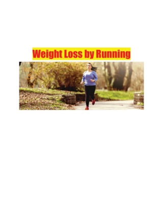 Weight Loss by Running